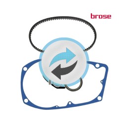 9P09 - Echange courroie moteur Brose ALU -  Entretien-  Prestations électrique