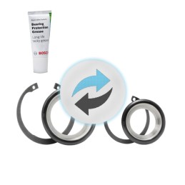 9P13 - Echange Kit d'entretien BOSCH bagues de protection de roulements  BDU4xx / BDU374y  -  Entretien, mise en service -  Pres
