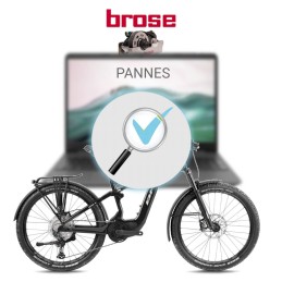 9P16 - Recherche de panne motorisation BROSE sur vélo électrique VAE -  Entretien, mise en service -  Prestations électrique