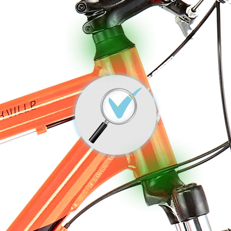 Contrôle jeu de direction d'un vélo