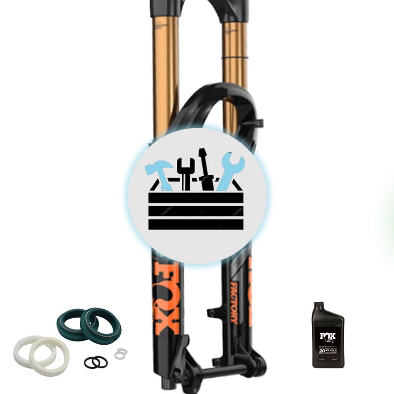 Entretien d'une fourche hydraulique FOX NIV1 (fluide + kit joint intégrés)