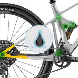 Graissage kit articulation d'un vélo