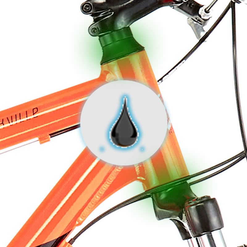 Graissage jeu de direction d'un vélo