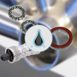 Graissage boitier de pédalier d'un vélo