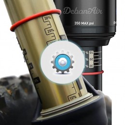 Réglage manuel SAG, compression, détente des suspensions AV et AR d'un vélo