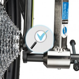 Contrôle alignement patte de dérailleur d'un cadre de vélo