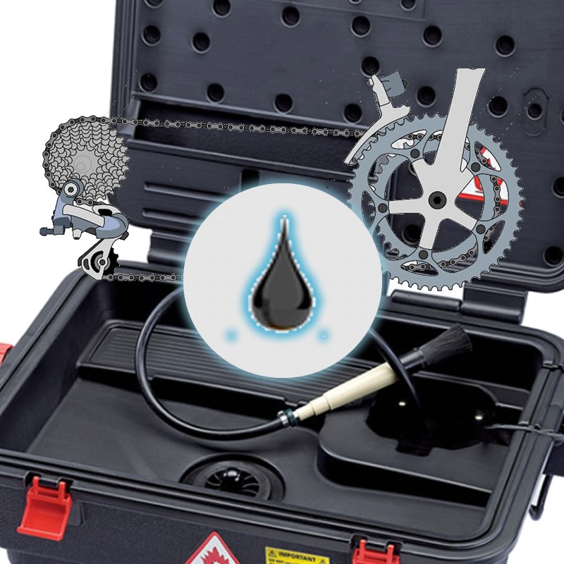 Nettoyage complet et lubrification de la transmission d'un vélo