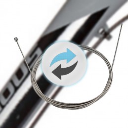 Echange du câble d'un dérailleur de vélo (passage externe) avec réglage