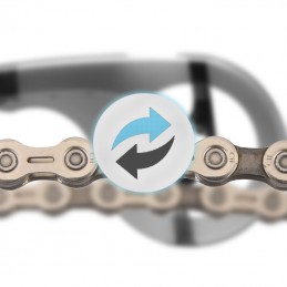 Echange chaîne avec carter d'un vélo
