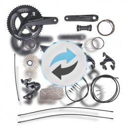 Echange d'un groupe complet d'un vélo