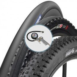 Gonflage d'un pneu de vélo