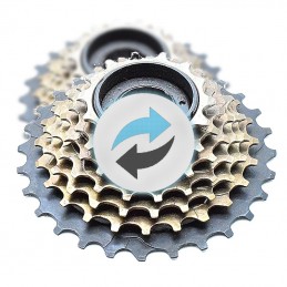 Echange roue libre de vélo (roue démontée)