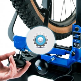 Dévoilage d'une roue de vélo