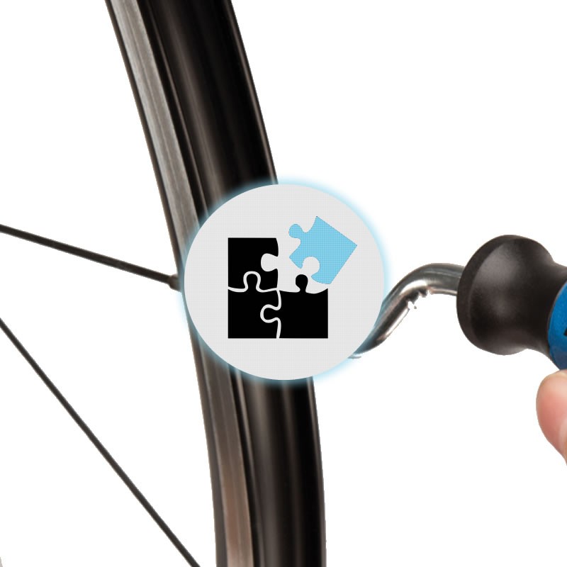 Rayonnage d'une roue de vélo
