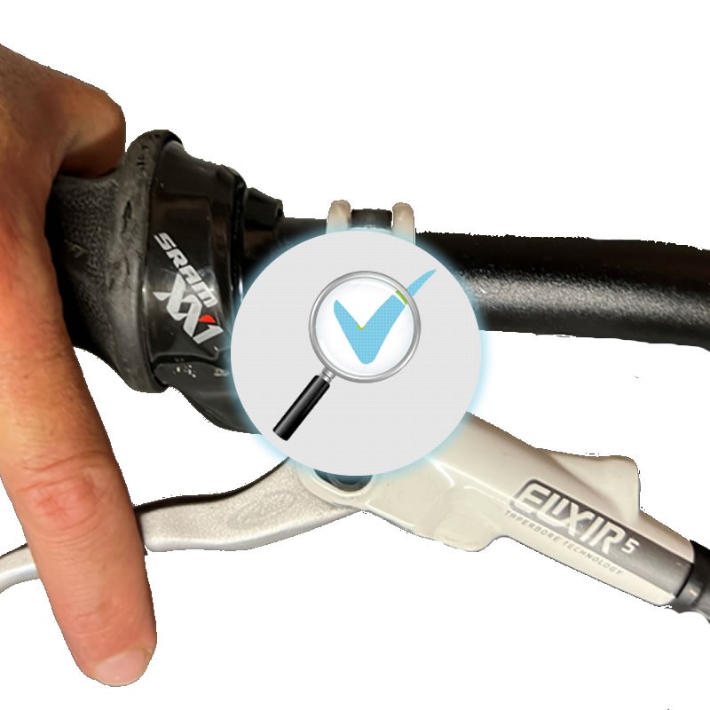 5D04 - Contrôle fonctionnement général du freinage hydraulique d'un vélo -  Entretien, mise en service -  Prestations freins