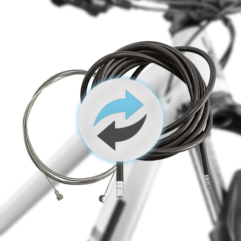 5P04 - Echange d'un câble et d'une gaine d'un frein de vélo - passage interne -  Entretien, mise en service -  Prestations frei