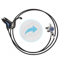 5P09 - Pose d'un frein à disque hydraulique complet (levier,durite,étrier) d'un vélo -  Entretien, mise en service -  Prestatio