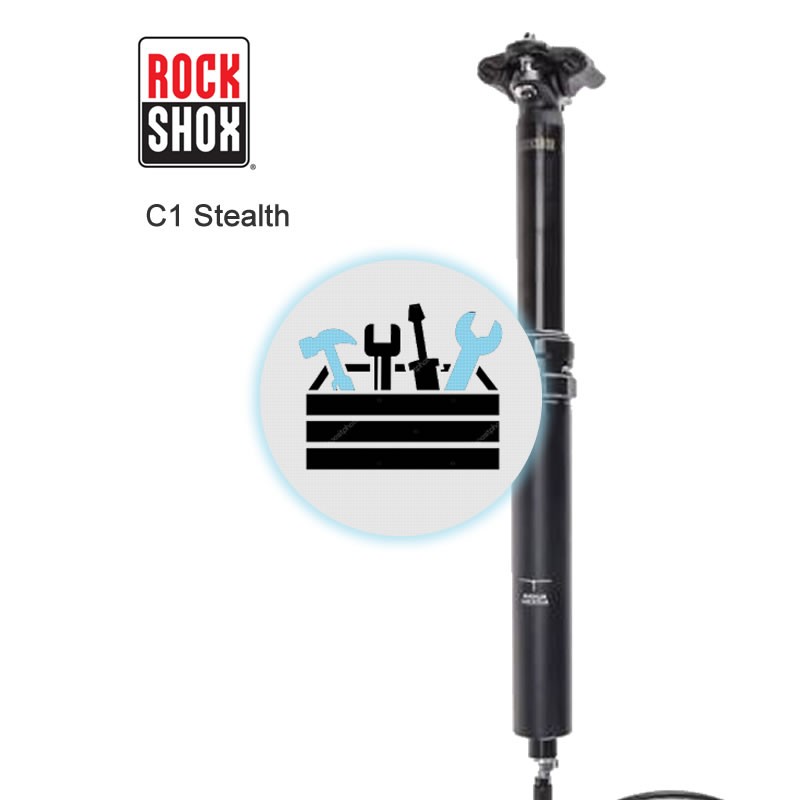 6E03 - Entretien tige de selle télescopique hydraulique ROCK SHOX REVERB stealth C1 200 h -  Entretien, mise en service -  Pres