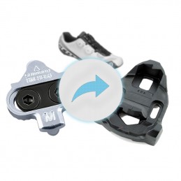 6P02 Pose câle pédales auto sur chaussure vélo