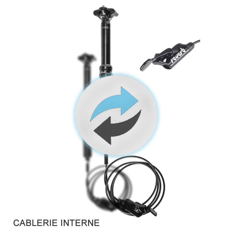 6P15 - Echange tige de selle télescopique avec levier de commande (interne) d'un vélo -  Entretien, mise en service -  Prestati