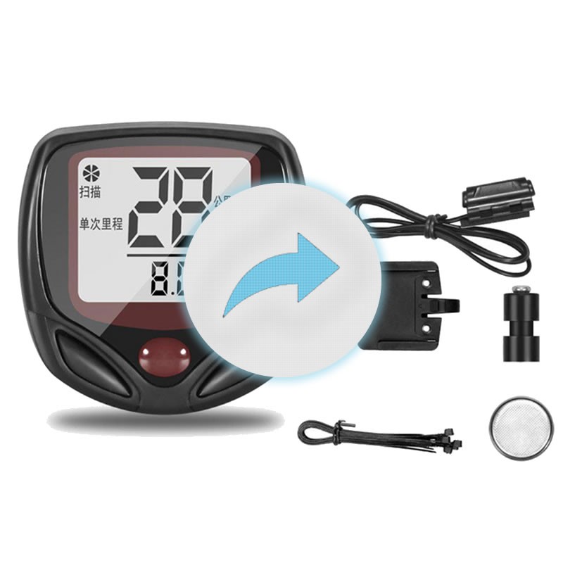 7P03 - Pose d'un compteur avec fil sur guidon d'un vélo -  Entretien, mise en service -  Prestations accessoires