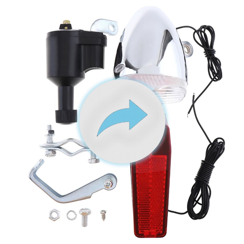 7P08 - Pose éclairage dynamo avec câblage d'un vélo -  Entretien, mise en service -  Prestations accessoires