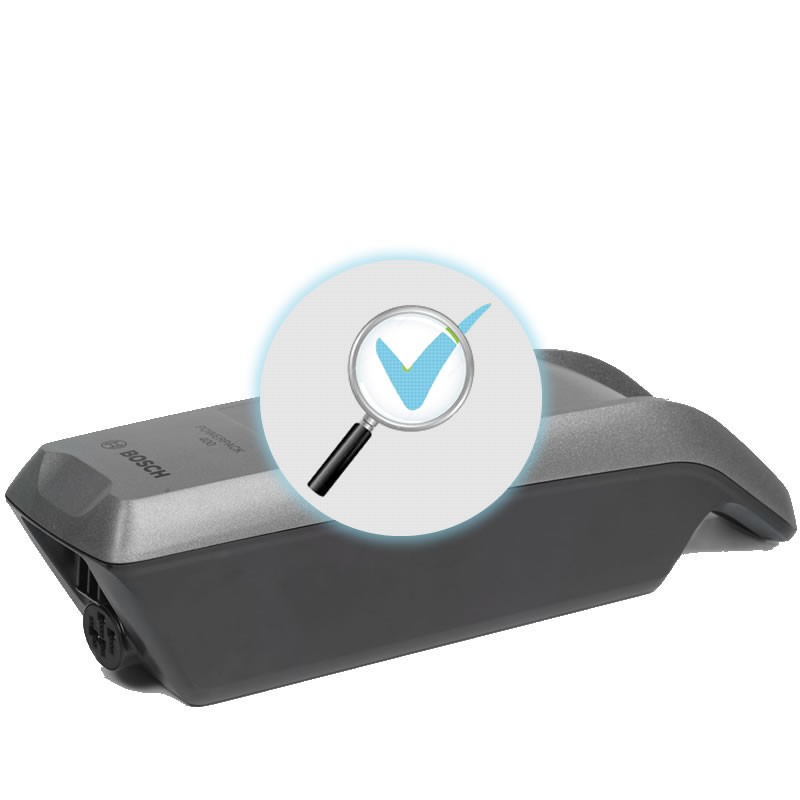 9D03 - Contrôle batterie - Contrôle visuel de l'absence d'endommagement du boitier de batterie et du film du commutateur -  Ent