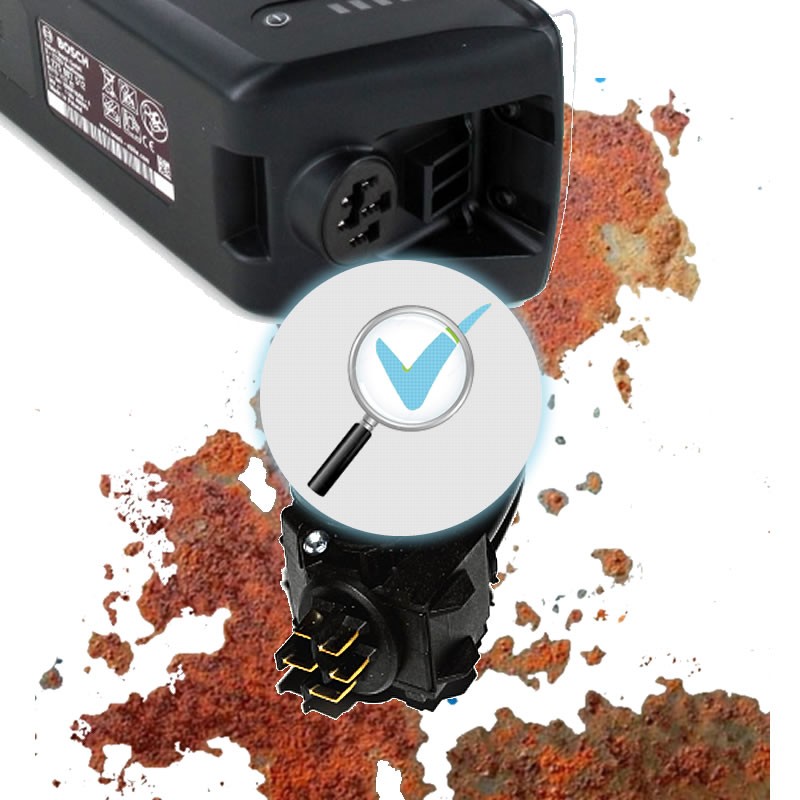 9D06 - Contrôle batterie - Contrôle de l'absence de corrosion, d'endommagement et de salissure des contacts et des câbles -  En