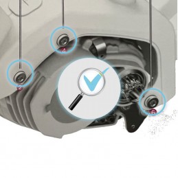 9D21 - Contrôle unité d'entrainement - Contrôle de la fixation de l'unité d'entrainement à l'interface sur le cadre -  Entretie