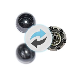 Echange des billes d'un moyeu de roue de vélo AV ou AR