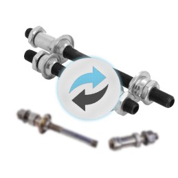 4P17 - Echange axe fileté d'un moyeu de roue AV ou AR de vélo -  Entretien, mise en service -  Prestations roues