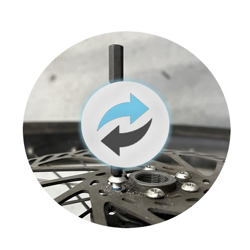 5X01 - Extraction d'une vis dont l'empreinte est inutilisable -  Entretien, mise en service -  Prestations freins