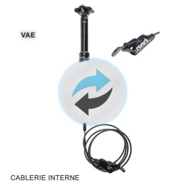 6P16 - Pose tige de selle télescopique avec levier de commande (interne) sur VAE -  Entretien, mise en service -  Prestations p