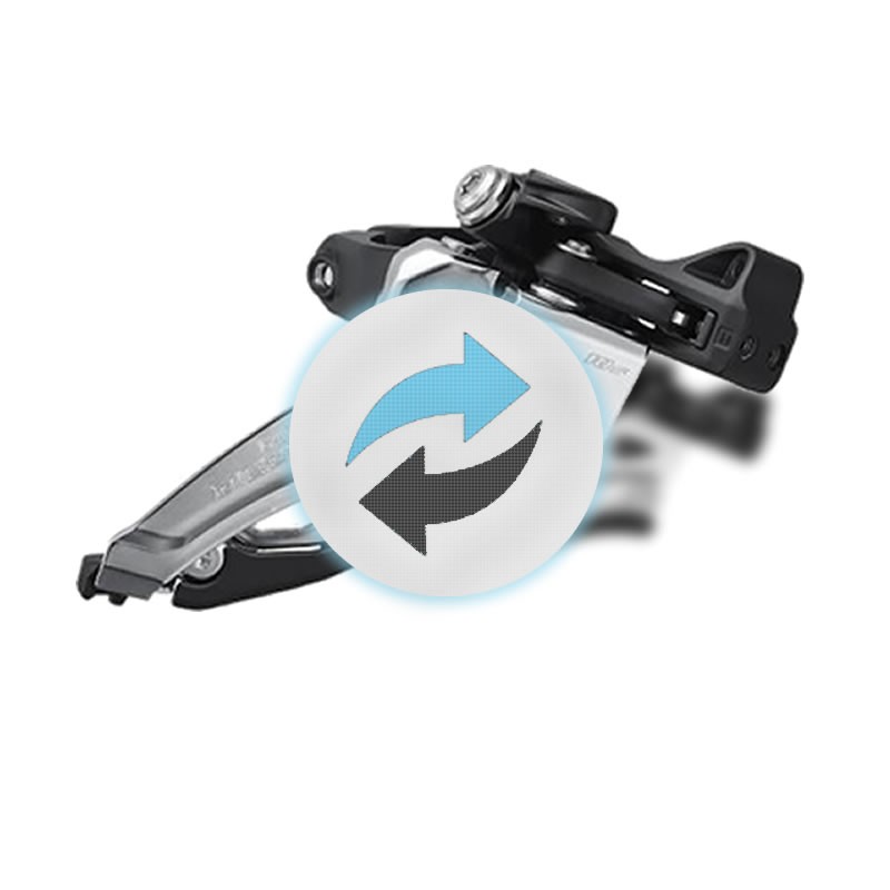 Echange dérailleur avant d'un vélo